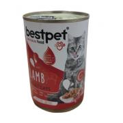 Bestpet Lamb for Cats влажный корм с ягненком в соусе для кошек 400 г
